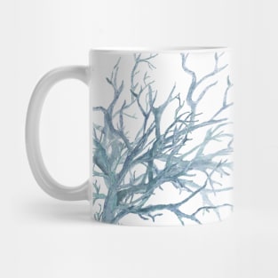 Coral reef in dark blue Mug